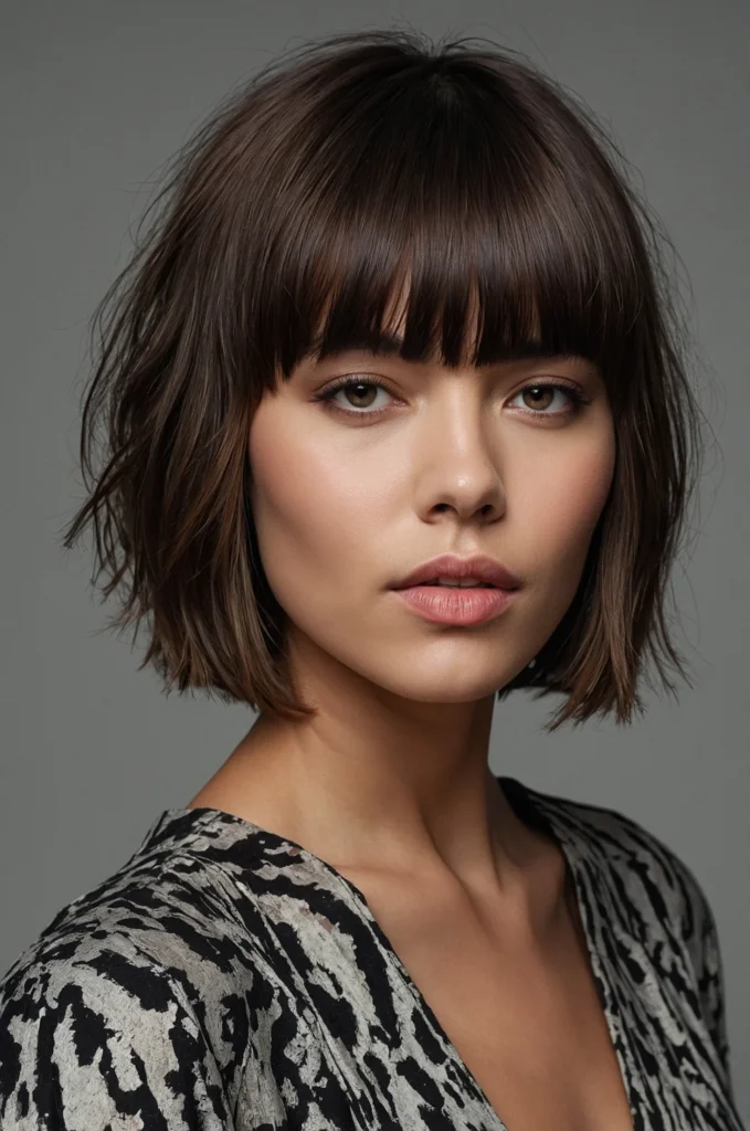 Asymmetrical Lob with Bangs