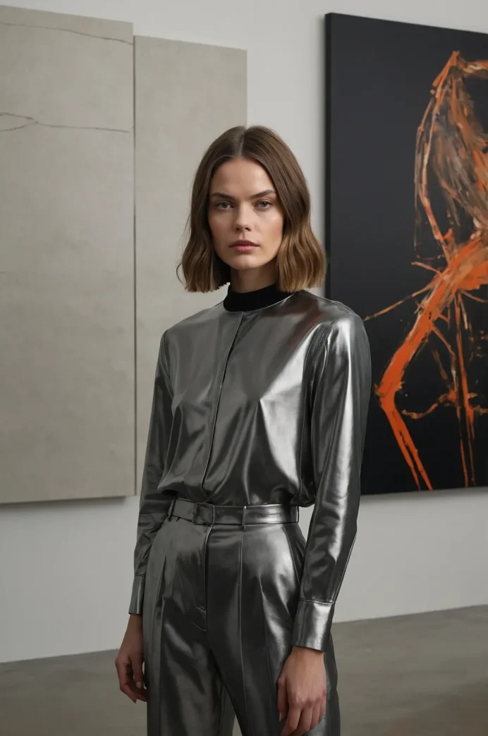 Blunt Lob with Center Part