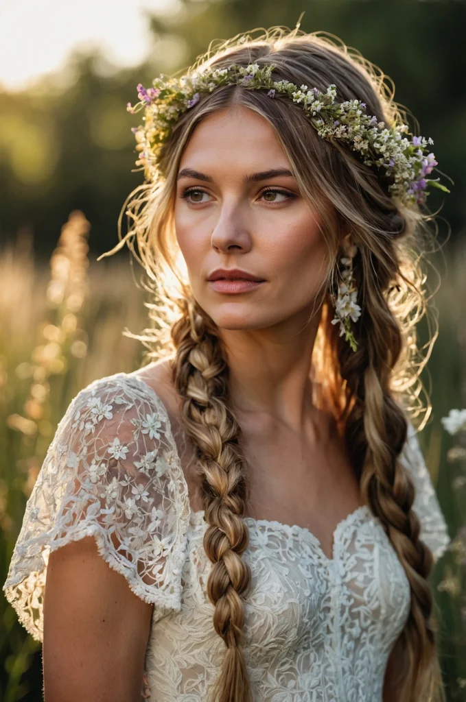 Bohemian Bridal Braid