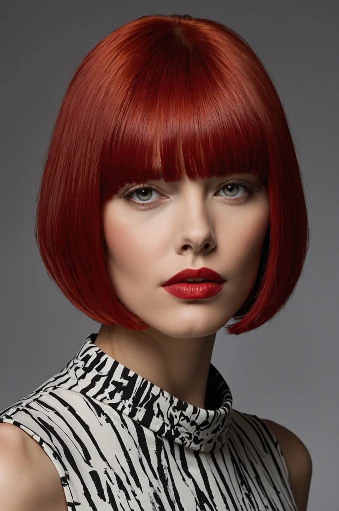 Bold Red Bob