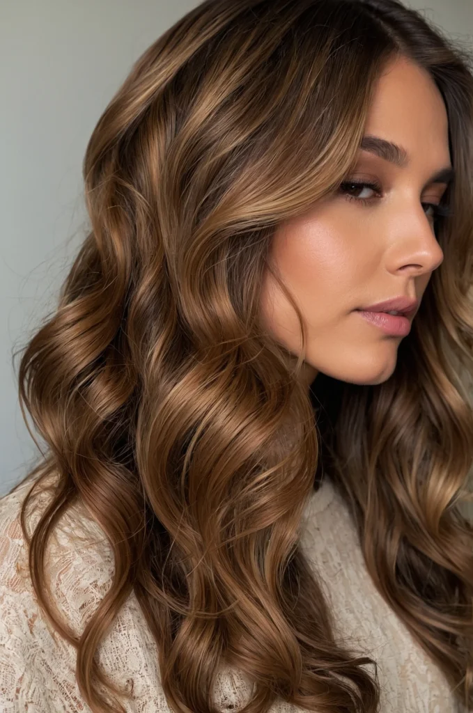 Caramel Balayage Waves