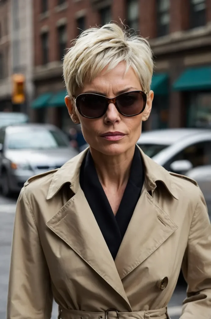 Choppy Pixie with Asymmetrical Fringe