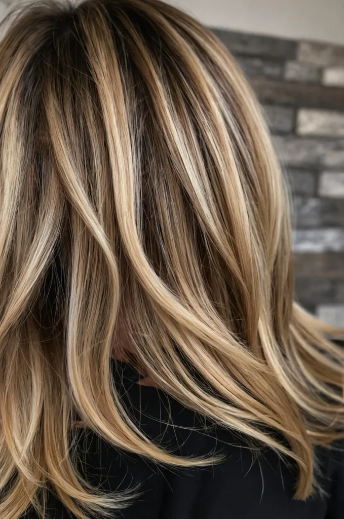 Dark Roots Blonde Balayage