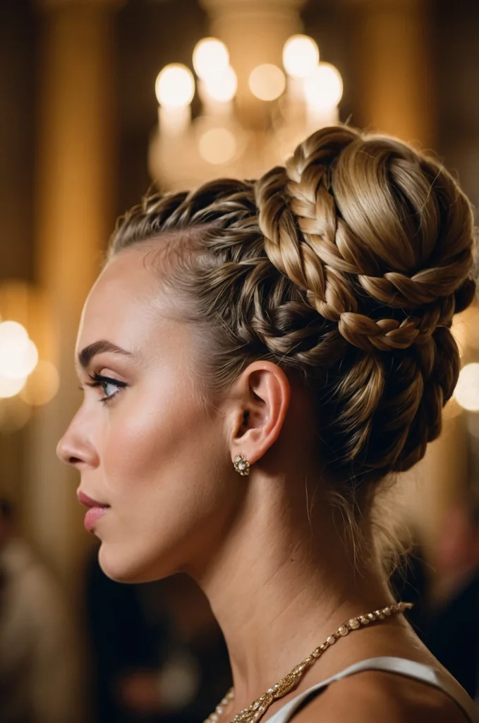 Double Braided Updo