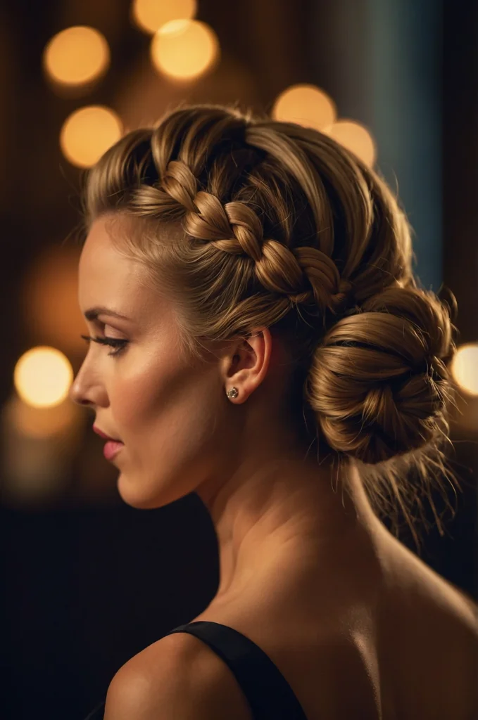 Double Braided Updo