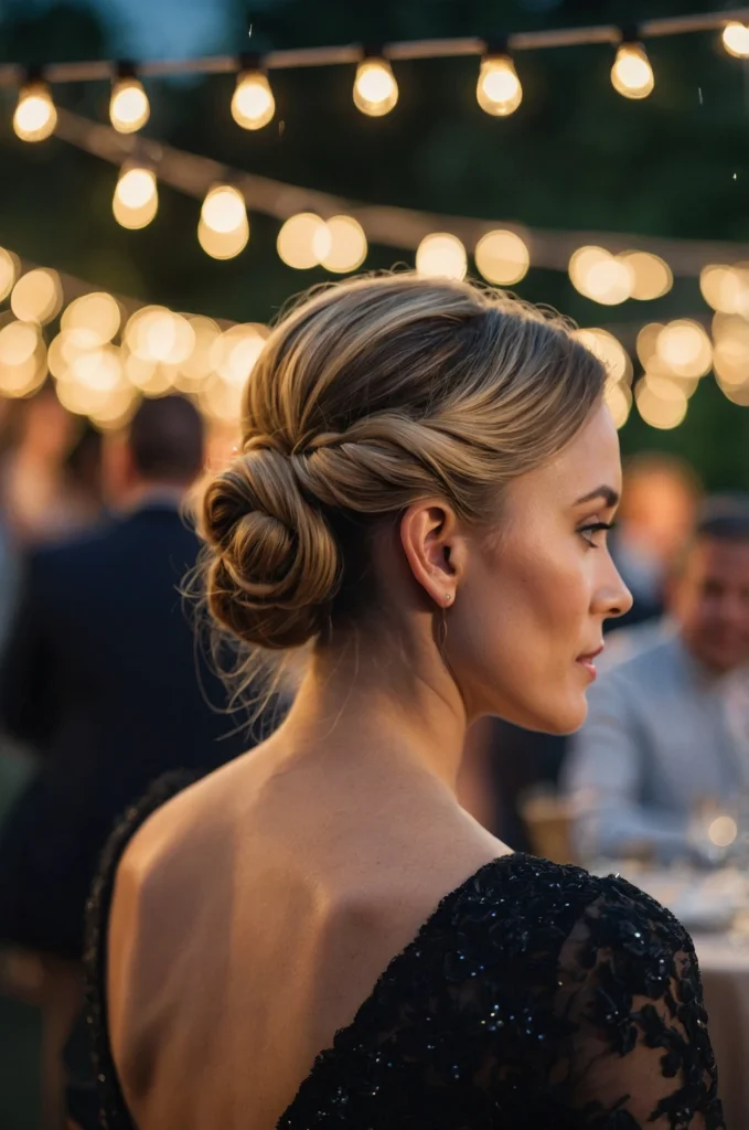 Elegant Twisted Chignon