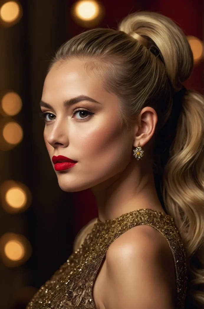 Glamorous High Ponytail