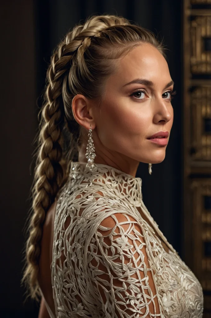 Long Braided Ponytail