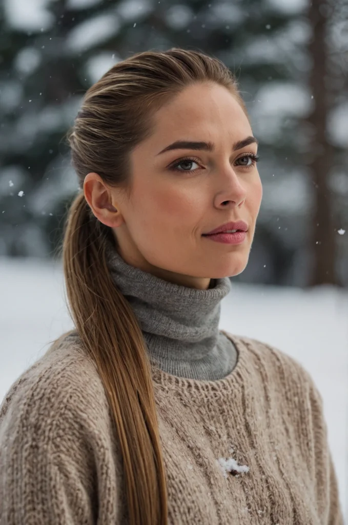 Long Sleek Ponytail