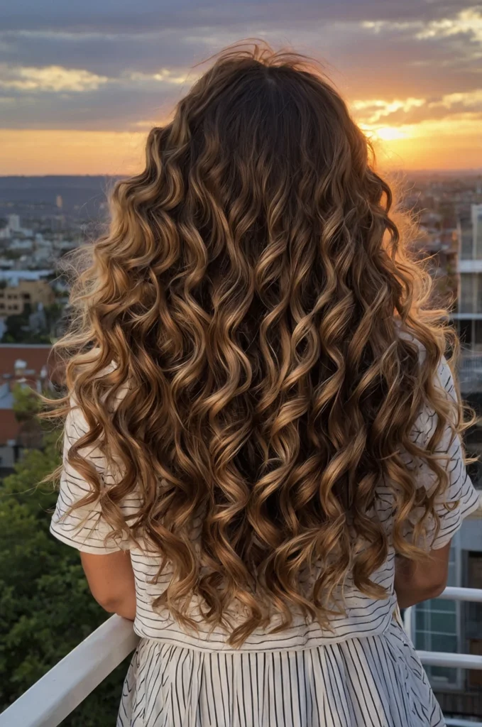 Loose Long Curly Waves