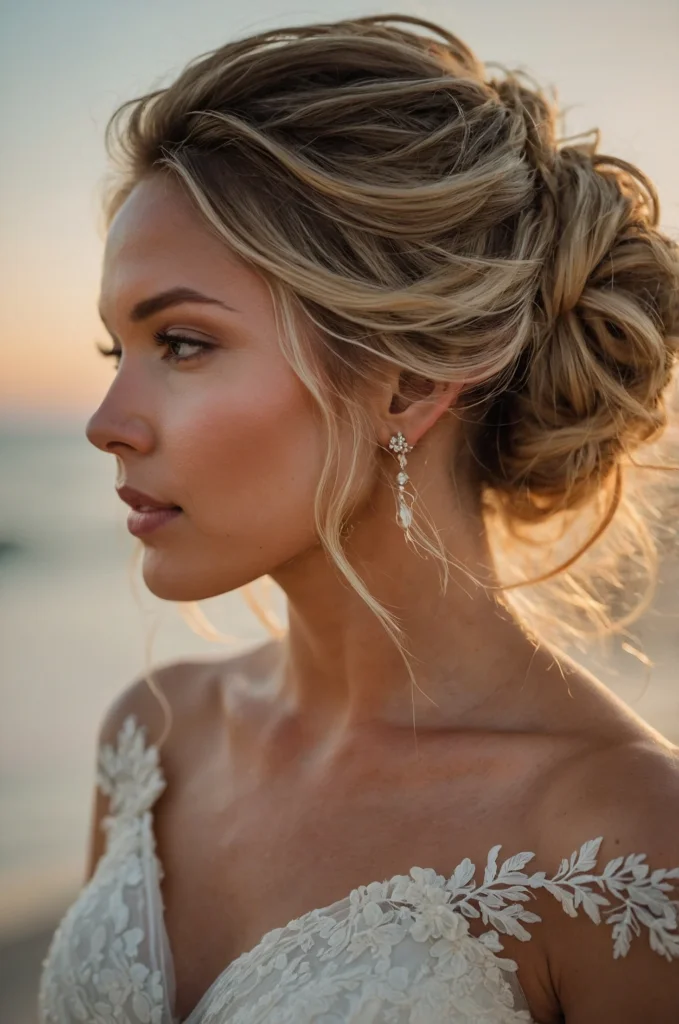 Messy Updo Perfection