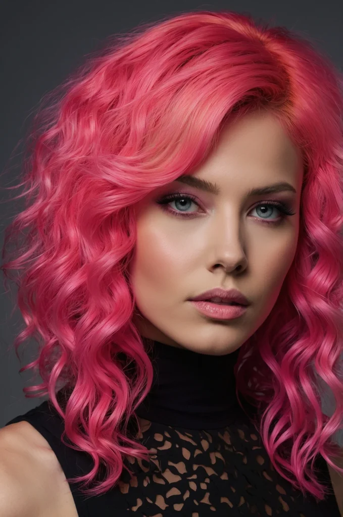 Neon Pink Hair