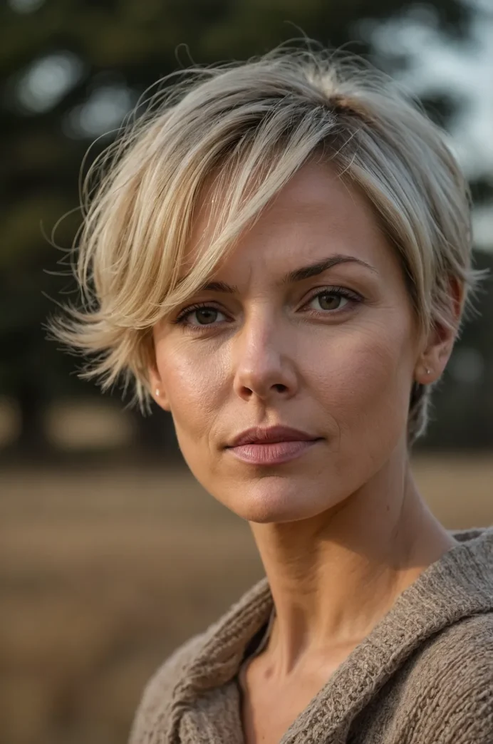 Pixie Cut with Soft, Wispy Ends