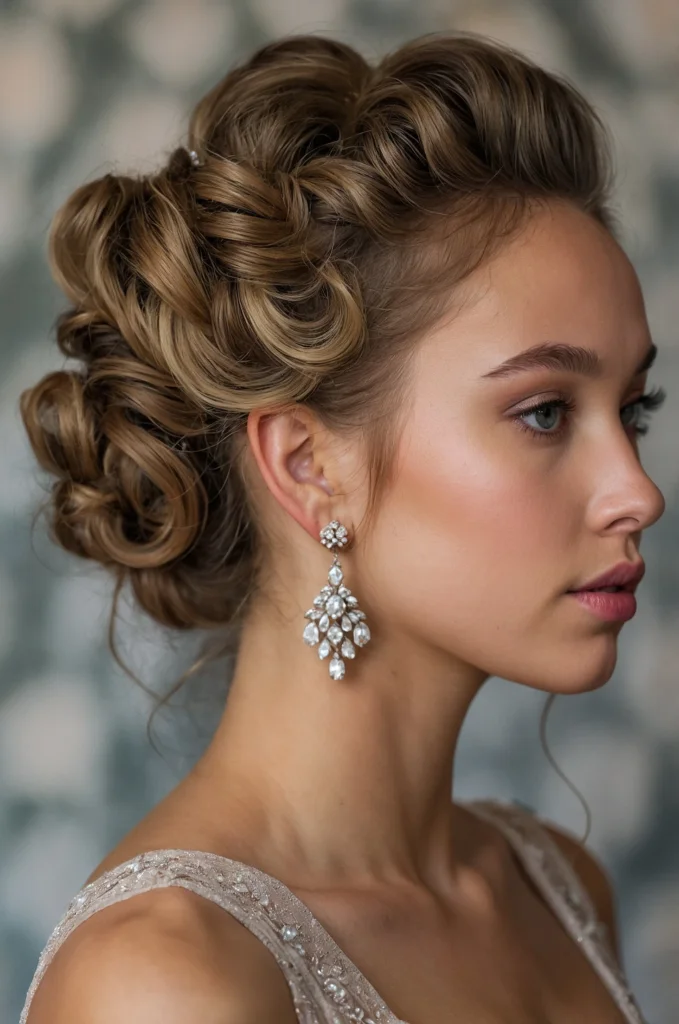 Romantic Curly Updo