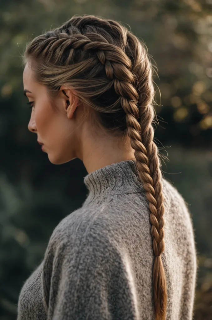 Sleek Low Braid