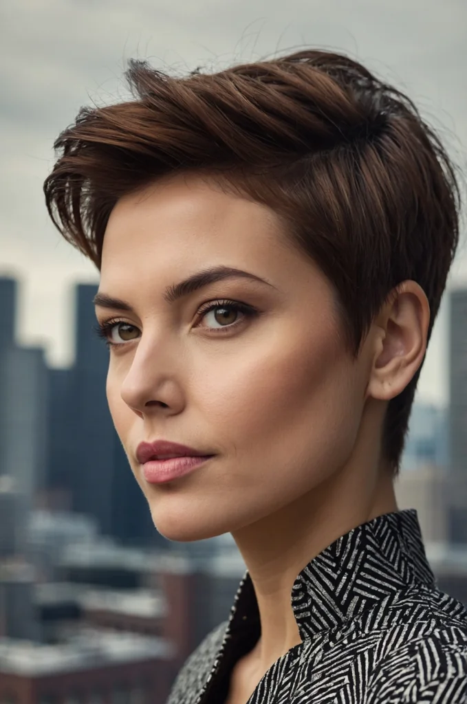 Sleek Pixie Cut