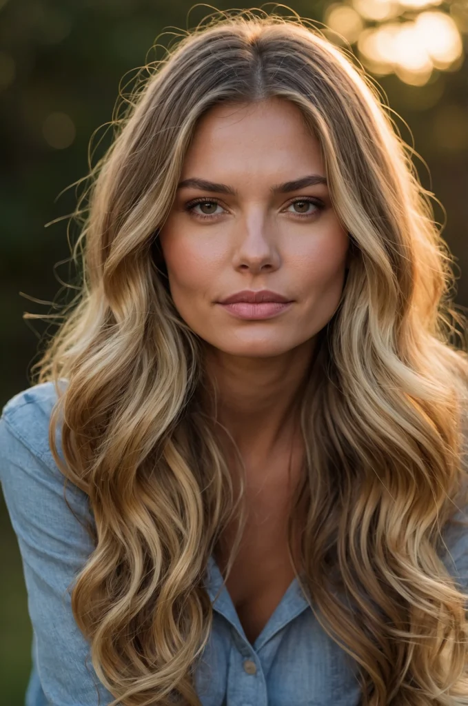 Sun-Kissed Blonde Balayage