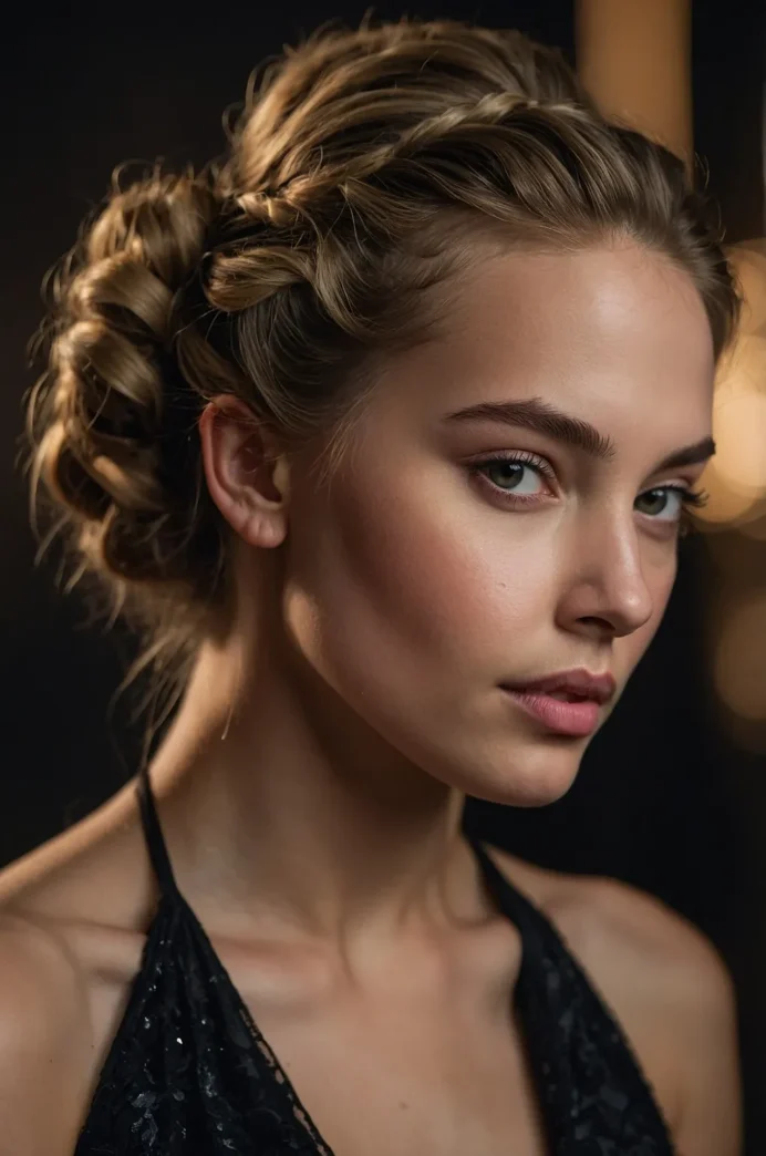 Twisted Bun with Waves