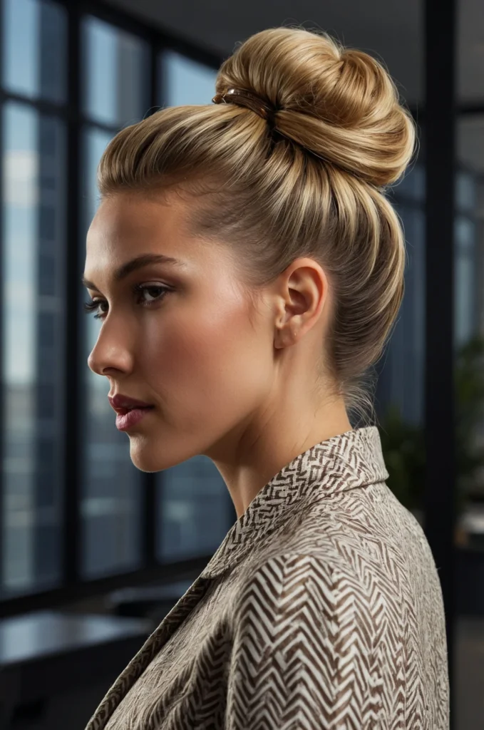 Twisted High Bun