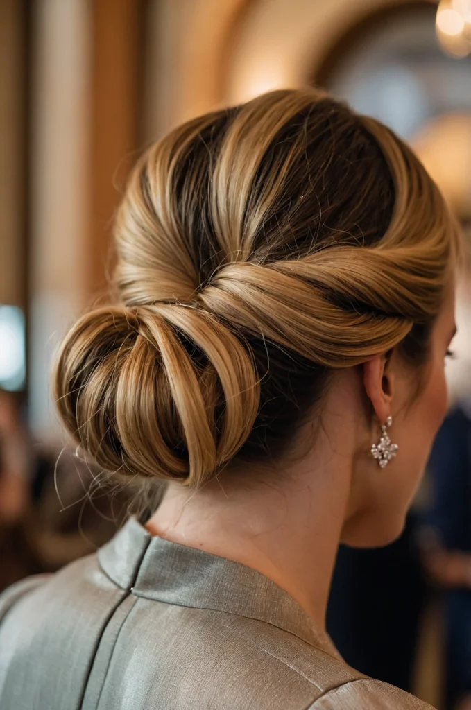 Twisted Low Bun