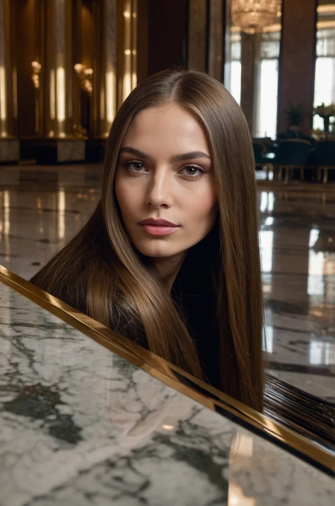 Ultra-Sleek Hair with a Polished Finish