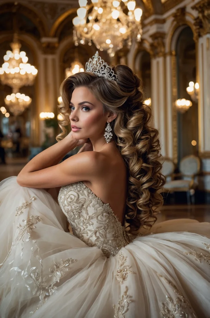 Voluminous Bridal Curls