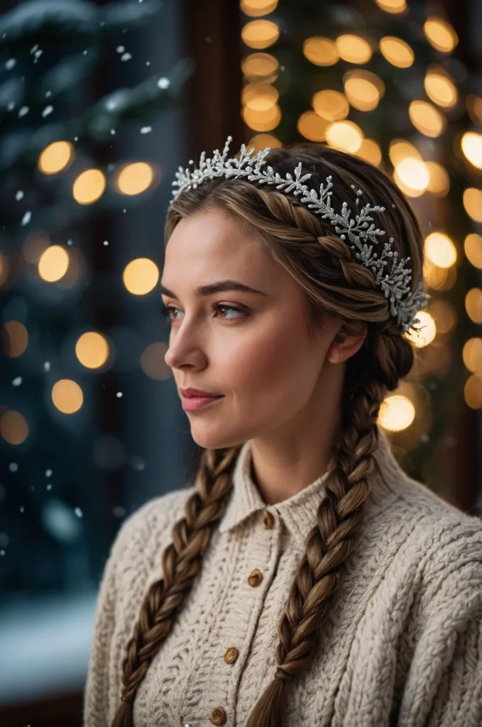 Winter Braided Crown