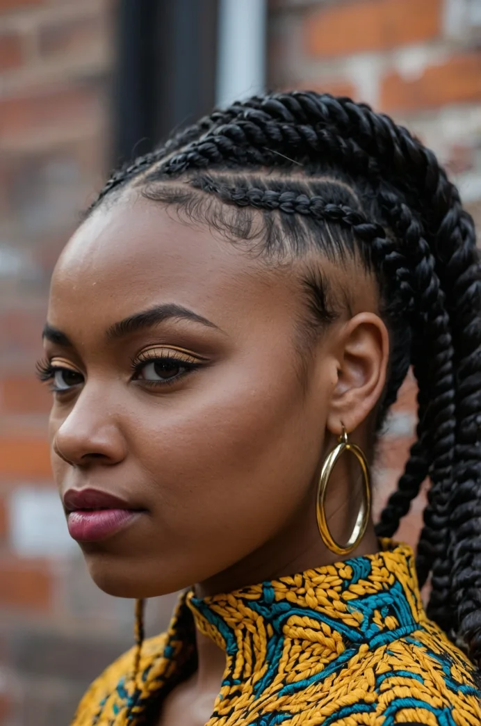 Bold and Beautiful Ghana Braids for a Statement Look