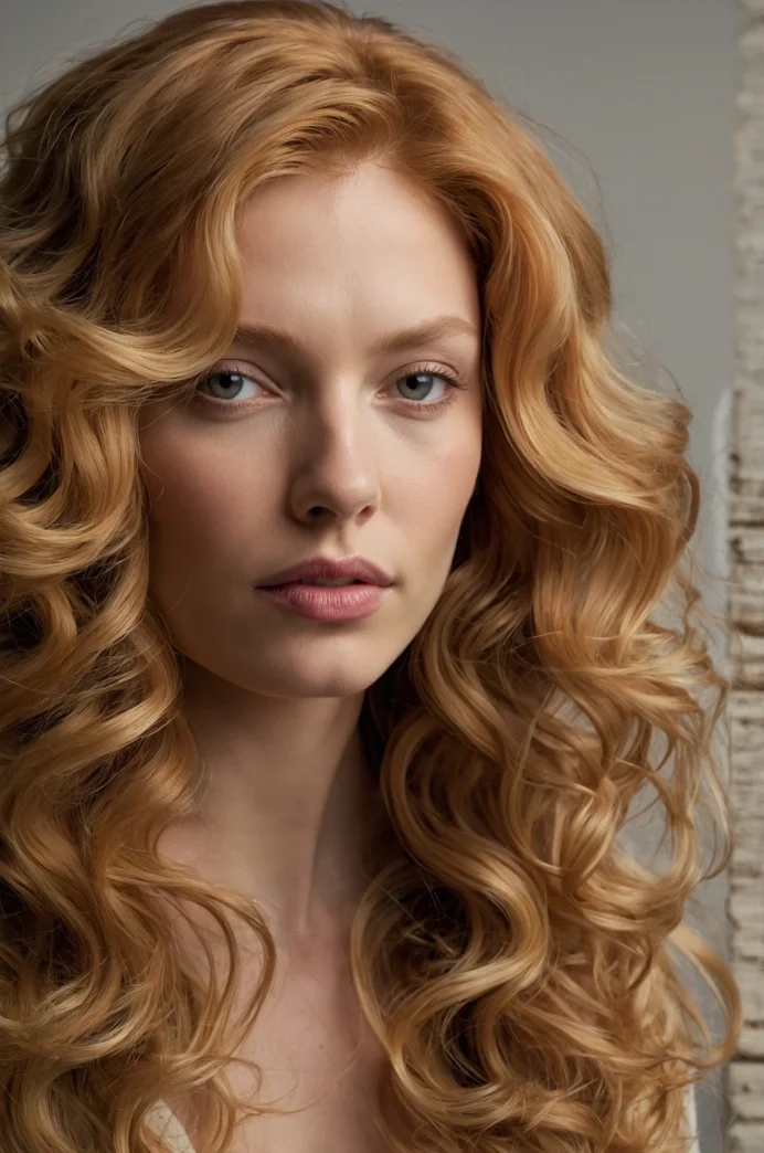 Botticelli Curls with Soft Layers