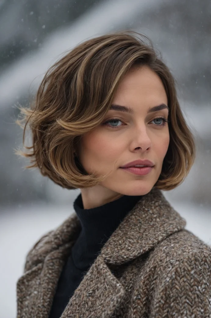 Chic Bob Style for Winter