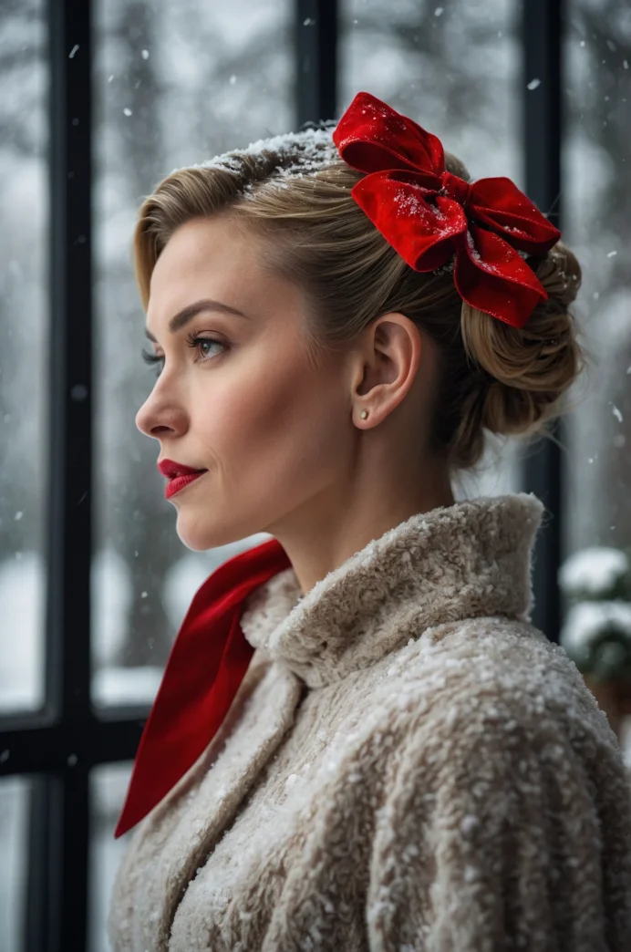 Classic Holiday Chignon