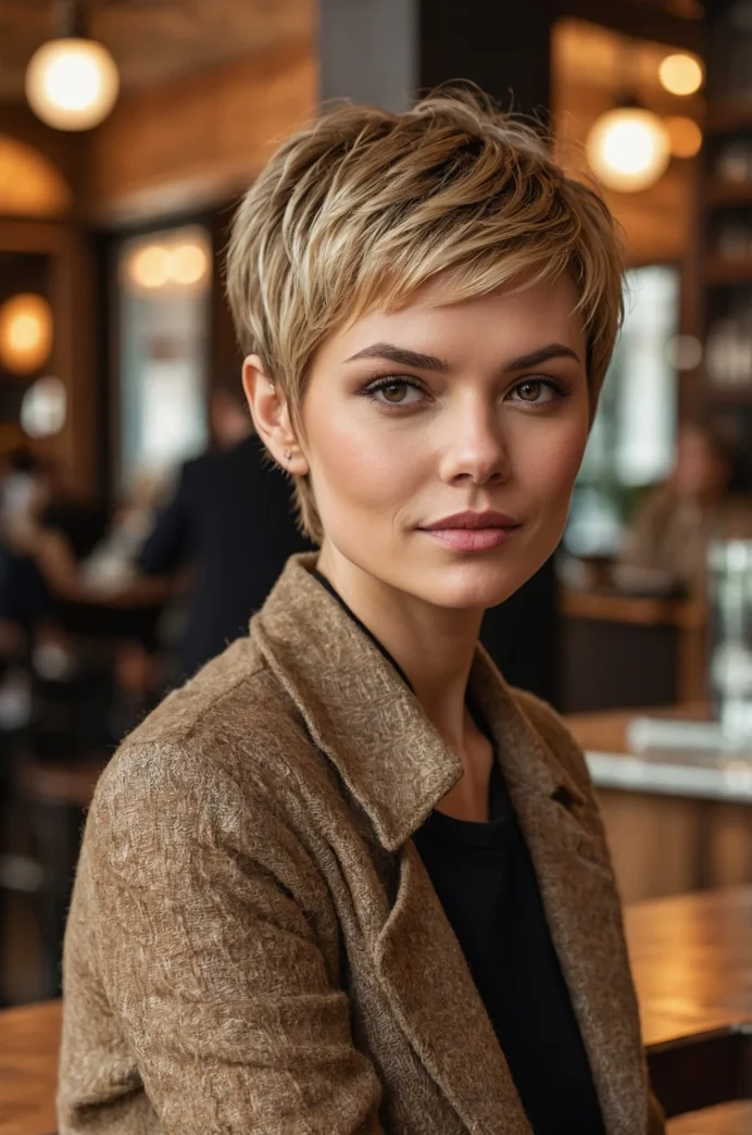 Classic Pixie with Soft Texture