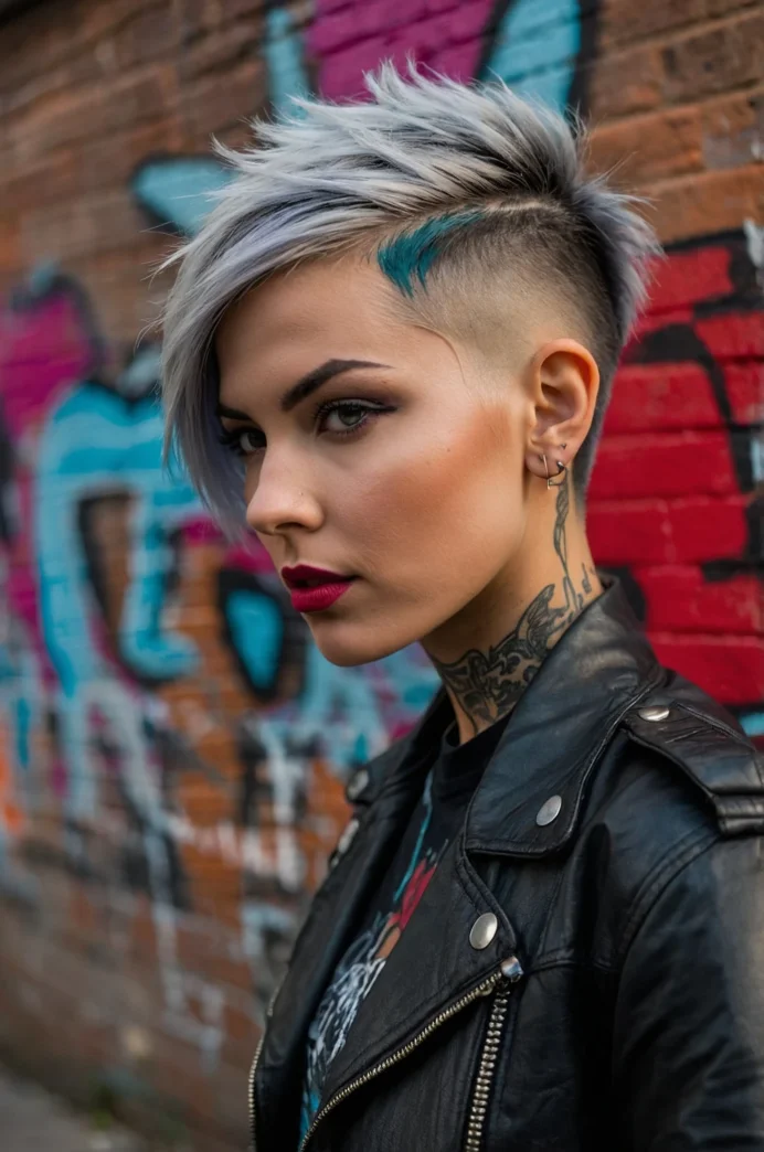 Edgy Undercut Pixie