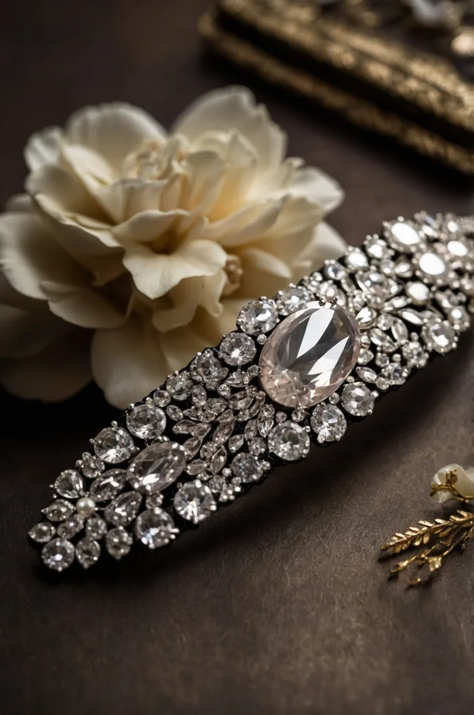 Embellished Barrette: Statement Piece