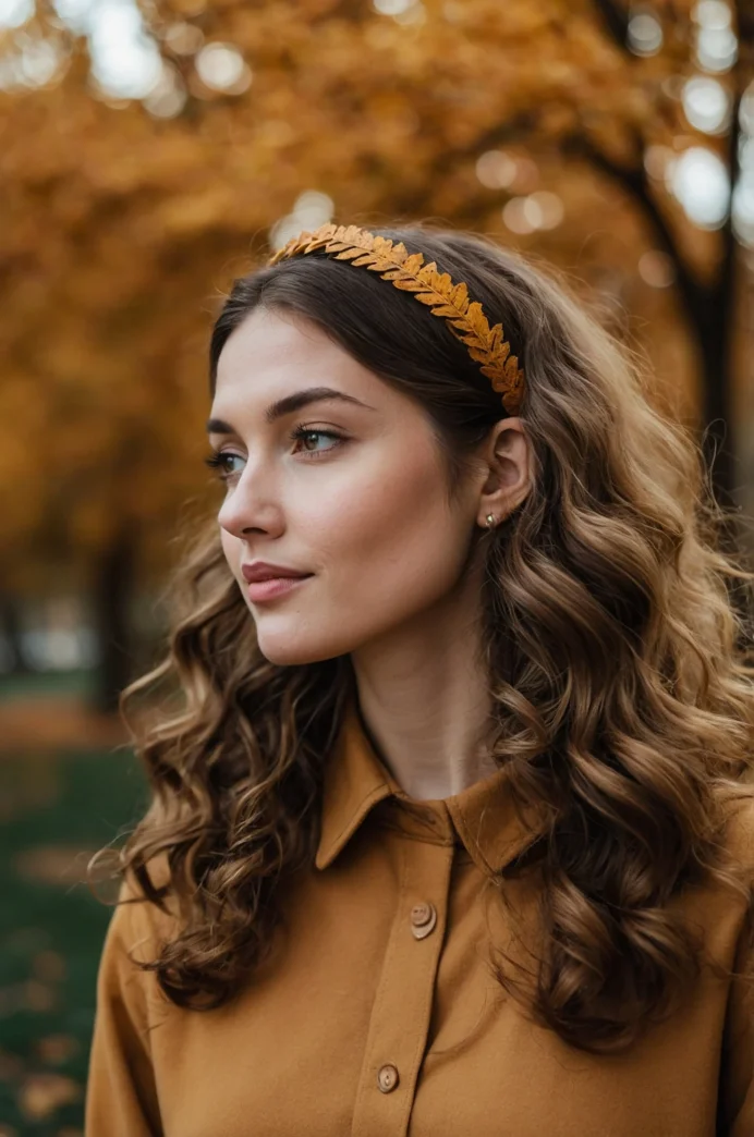 Natural Curly Hair with Headband