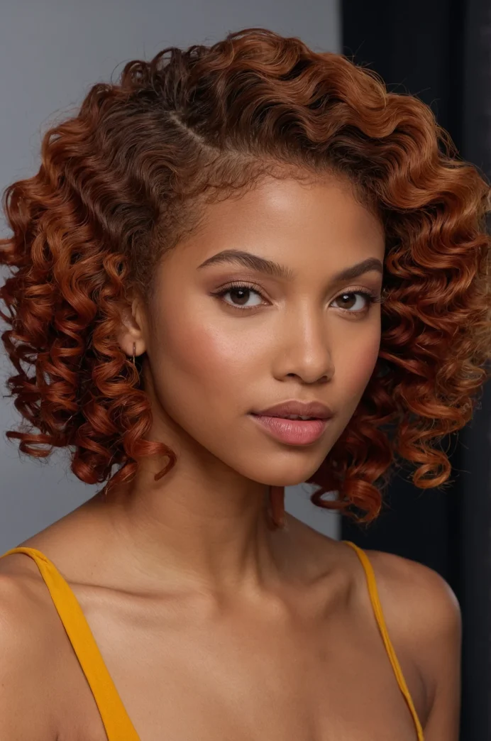 Finger Coils with Side Part