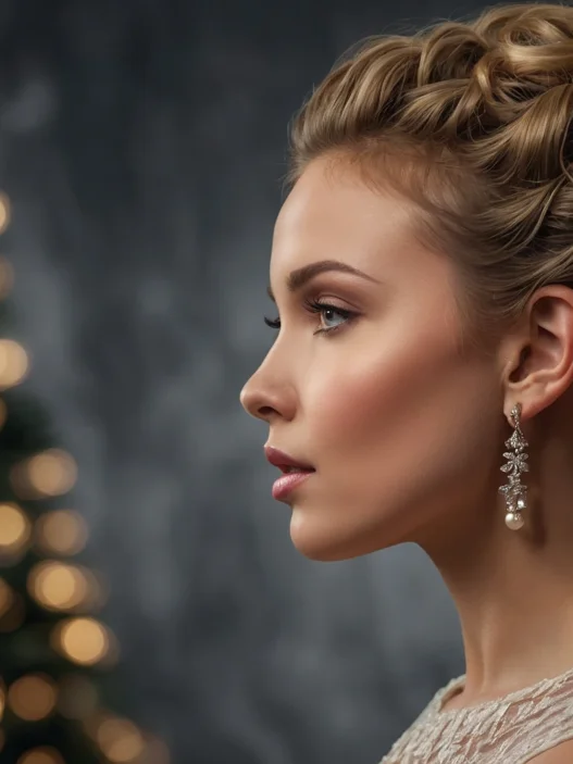 14 Glamorous Curly Updos for Christmas Celebrations