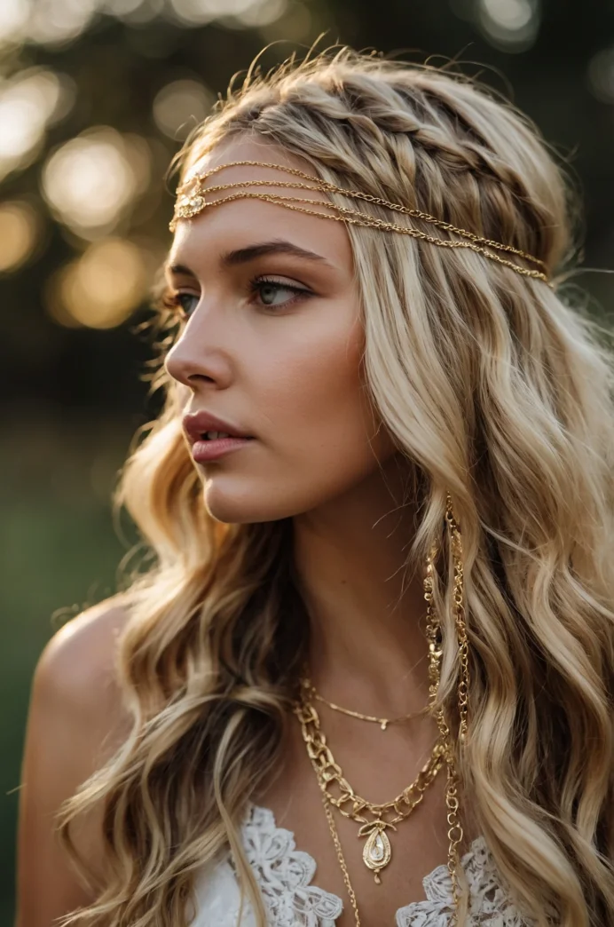 Hair Chains: Bohemian Flair