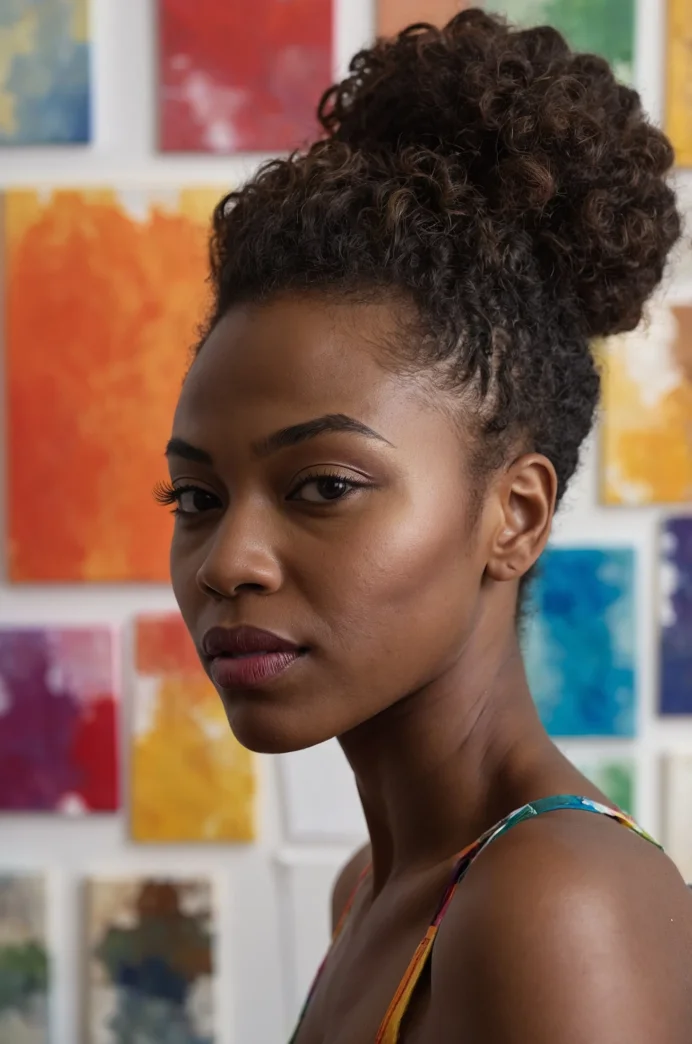 High Puff with Natural Texture