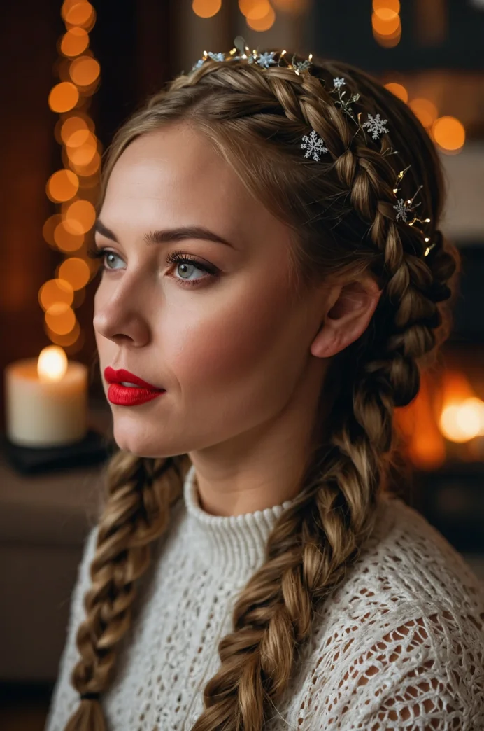 Holiday Braided Crown