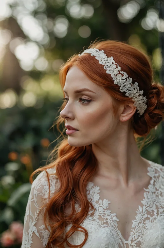 Loose Curls with a Headband