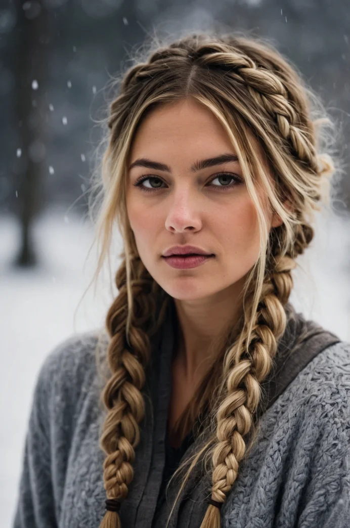 Messy Side Braid