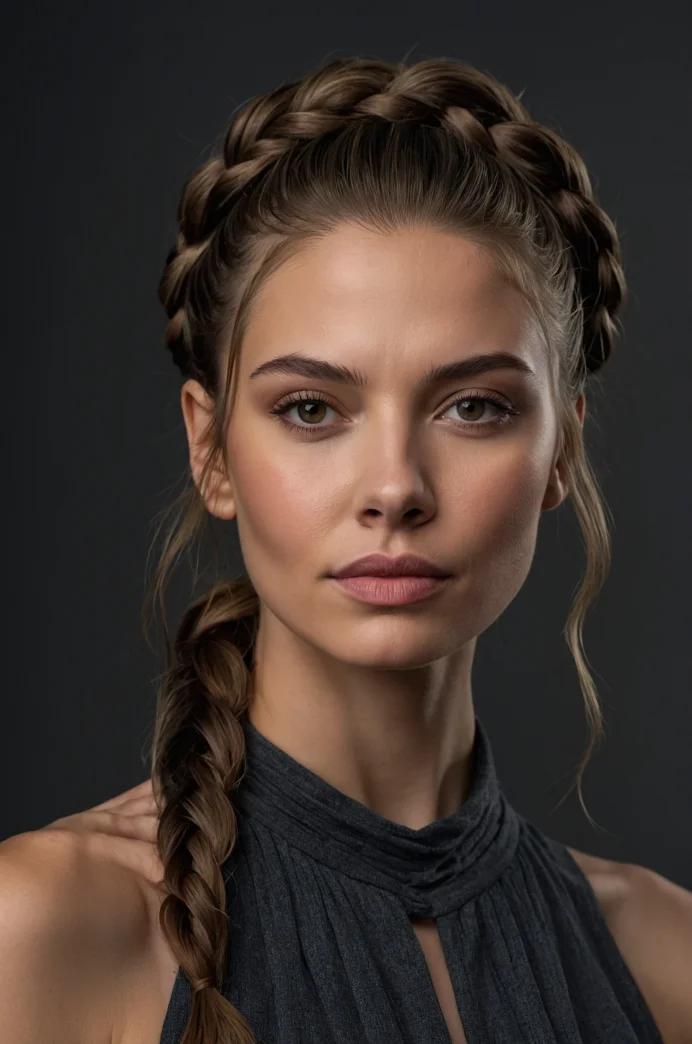 Pull-Through Braid Updo