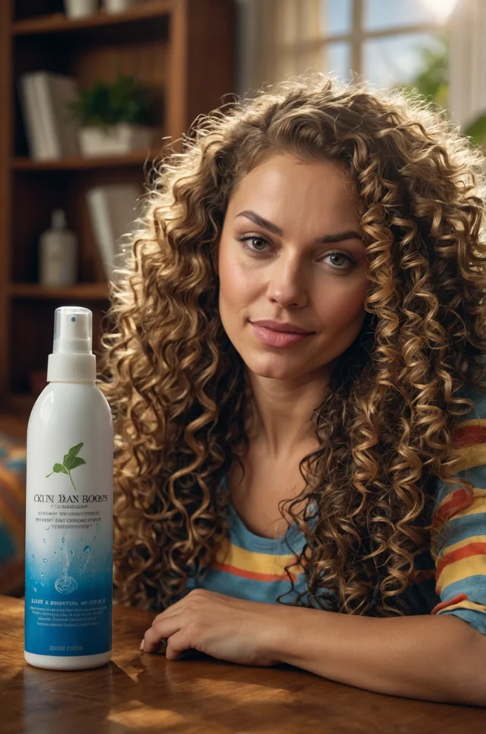 Refresh Curls with a Spray Bottle