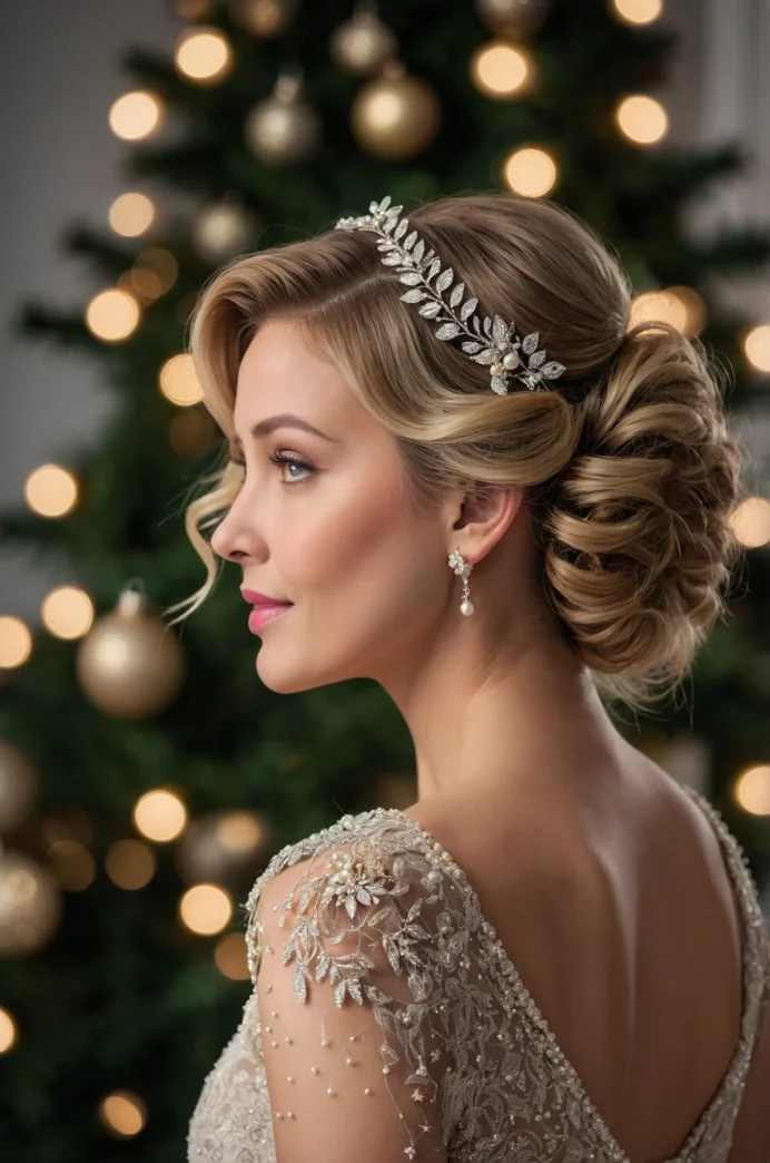 Romantic Curled Updo