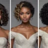 16 Shoulder-Length Styles for Winter Weddings