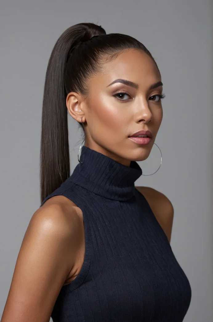 Sleek High Ponytail