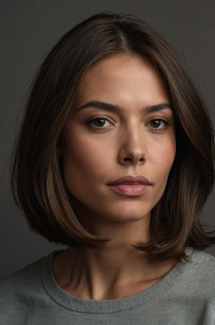 Sleek and Straight Lob