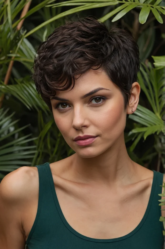 Tapered Pixie with Defined Texture