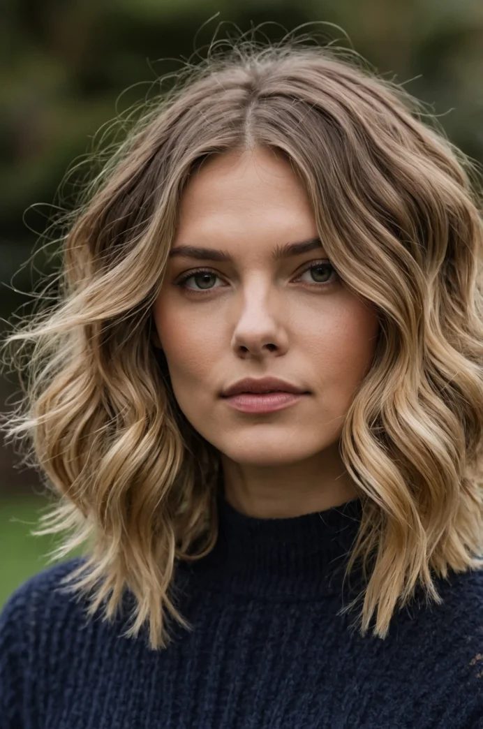 Textured Lob with Waves